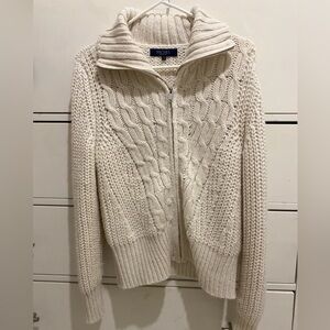 RACHEL Rachel Roy Cream Knit Cardigan